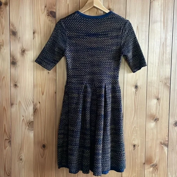 Missoni M knit pleated fit and flare dress sz 44 - Picture 4 of 9